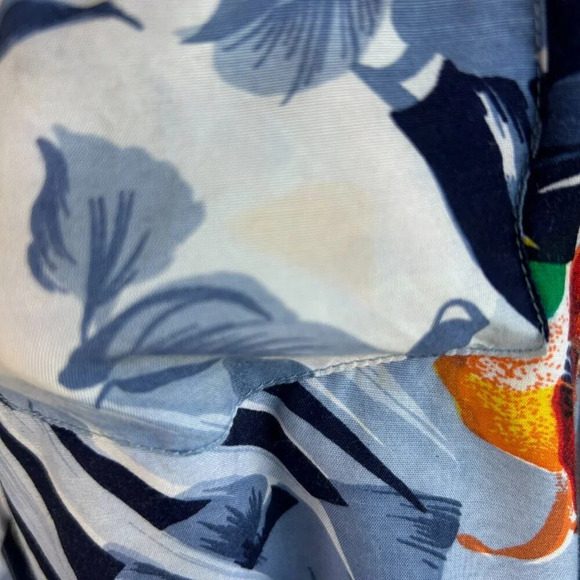 Kennington Vintage Men's Hawaiian Floral Short Sleeve Camp Shirt Size Large - Picture 5 of 7